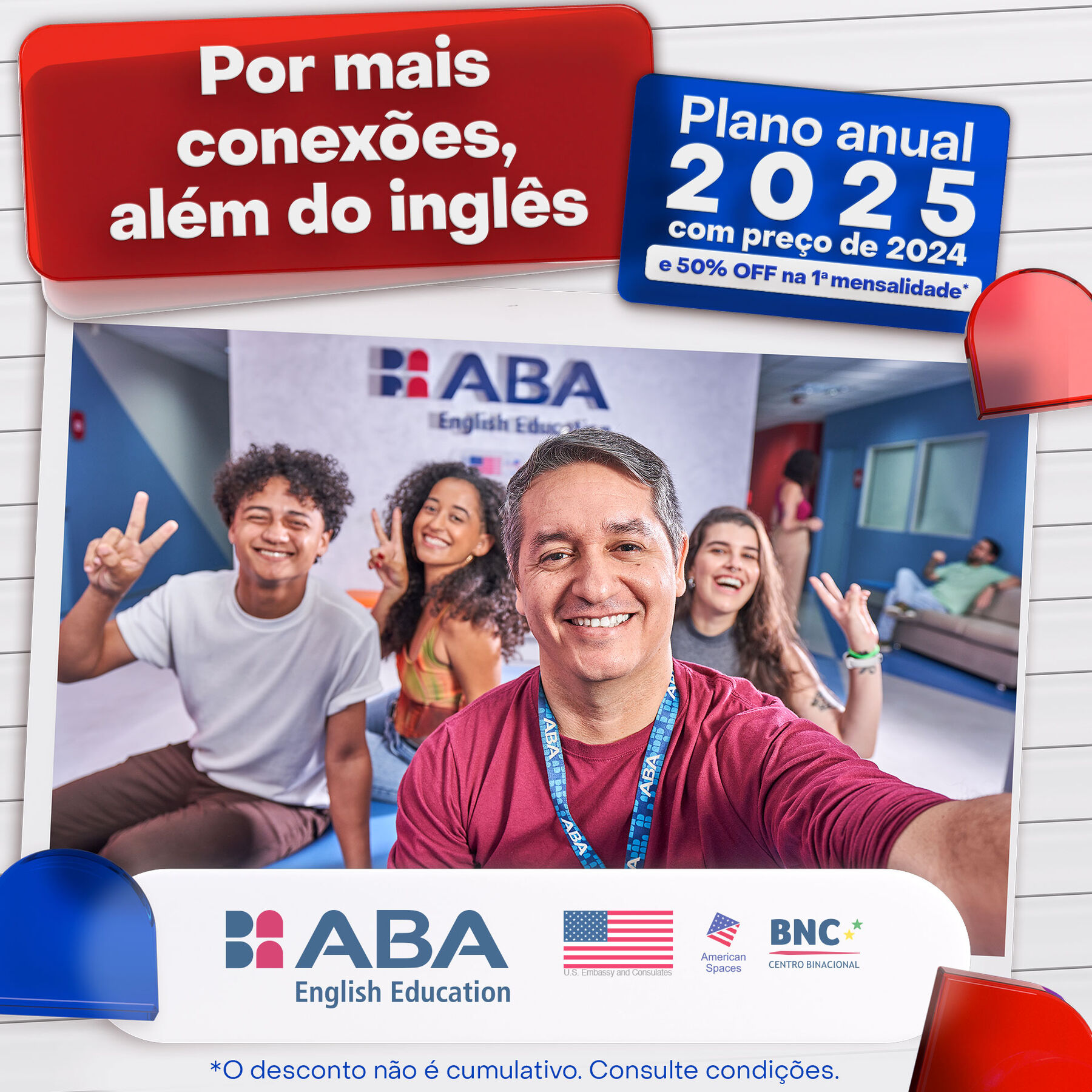 Campanha institucional ABA English Education