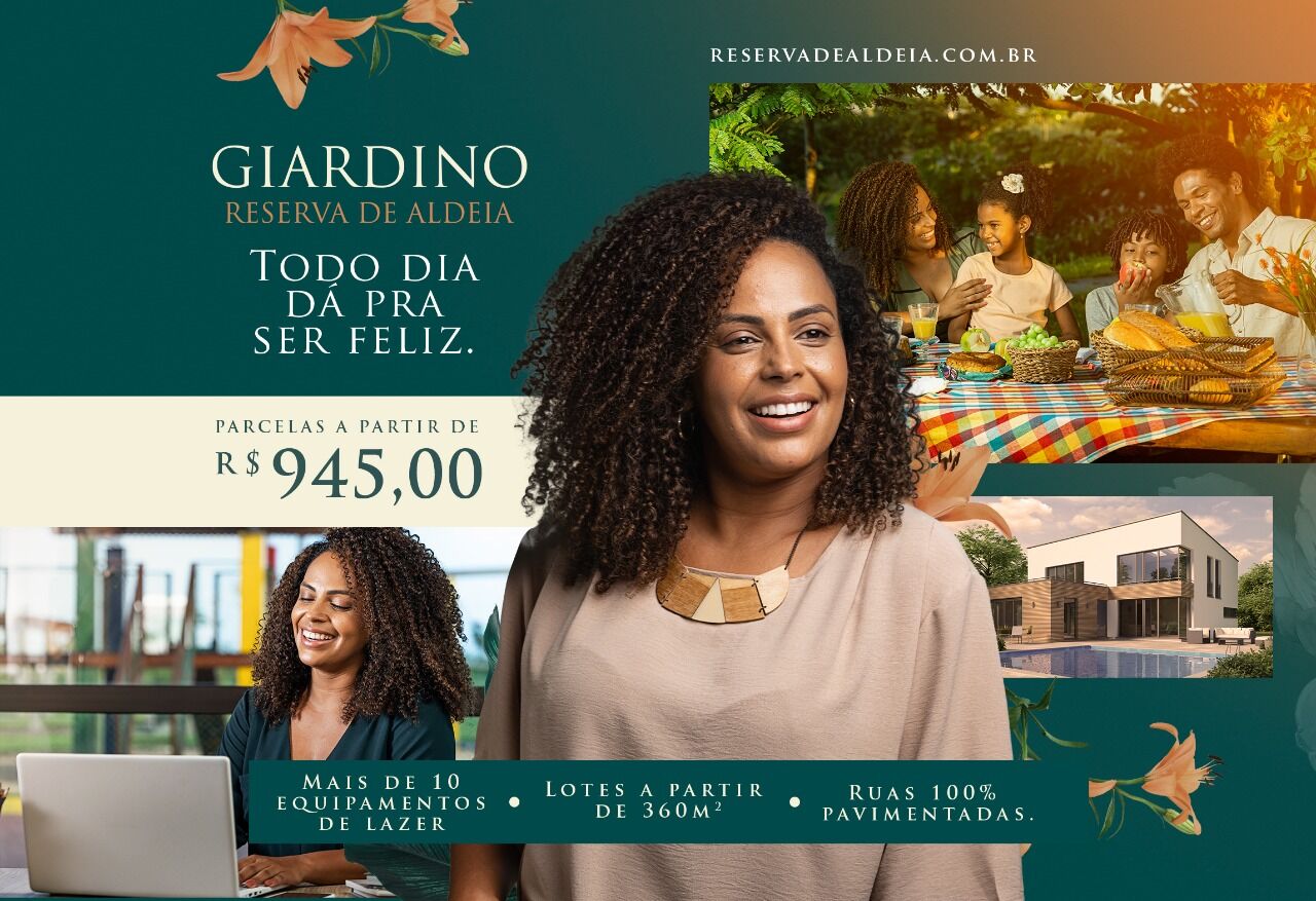 Campanha imobiliária Giardino Reserva de Aldeia, retrato e família